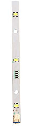 SHEAWA Barra de luz LED y cubierta para RONGSHENG / HISENSE Refrigerador Tira de luz LED E349766 MDDZ-162A 1629348 DC12V 2W (Tira de luces LED)
