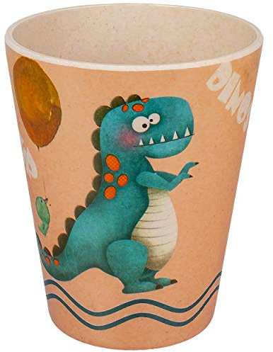 alles-meine.de GmbH Geschirr Artikelwahl Trinkbecher/Zahnputzbecher/Malbecher - Becher - Dinosaurier - 280 ml - mehrweg - BPA frei - Tasse Kindertasse - Trinkglas Plasteb..