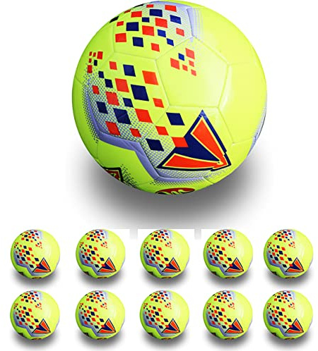 PROSTYLE SPORTS Footballs | Size 5 | Classic Football |Training & Match Footballs (Yellow)