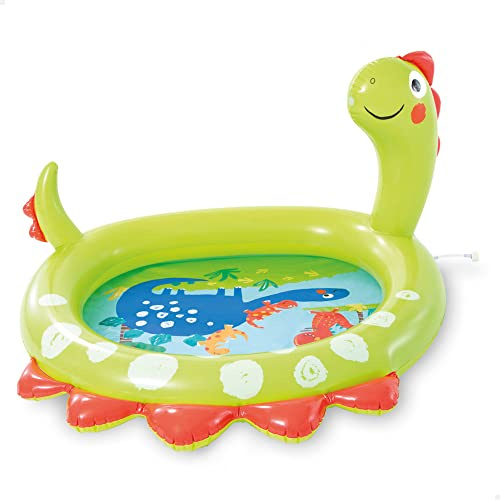 Intex Dinosaurier-Sprühpool, aufgeblasene Größe: 119 cm x 109 cm x 66 cm (58437NP)