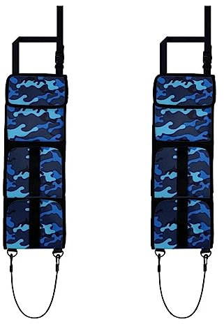 Wanyint Gewehrständer mit blauem Camouflage-Muster, 2 Stück, SUV, LKW, Waffenständer, Sicherheits-Organizer, Halter für Jagd-Gewehre/Schrotflinten
