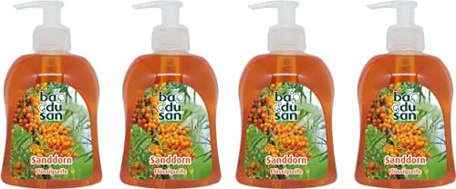 4er Pack Badusan Flüssigseife Sanddorn 4x300ml
