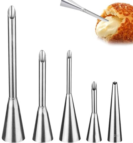 WUSANNA 5 jeringas para roscar para mermelada, jeringa para mermelada, jeringa para mermelada, jeringa de mermelada, jeringa de mermelada, jeringa de mermelada, jeringa de mermelada, jeringa para