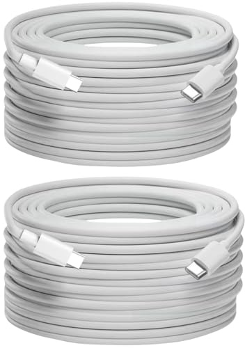 ONGAHON Extra Langes USB C auf USB C Kabel 5M 60 W Schnellladung 2 Stück | Für MacBooks, iPads, iPhones 17/16/15. Serien, SamsungGalaxie S24, Switch, Dell, HP, und jede USB-C Gerät
