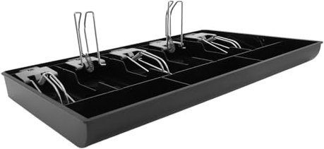 ROMISBABA Kassenschublade Theke Geldschublade Mit Federclip Metall Robust Und Langlebig Geeignet Für Supermärkte Und Kaufhäuser Bargeld-organizer