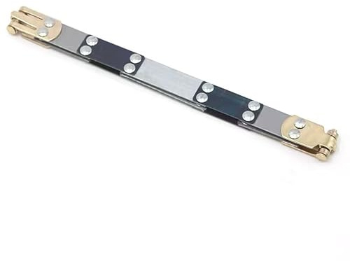 WANYI 4 Piezas Metal Marcos Internos Flexibles, Clips Primavera Monedero, Clip Accesorios, Cierres Bolsas Marco Flexible, Monedero Bisagra Bolso para Bricolaje Bolsa(24.5CM)