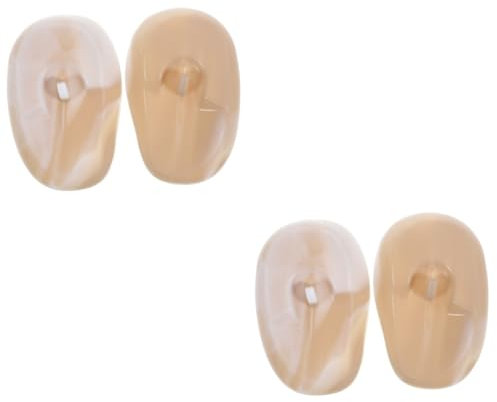 HAPINARY 2pairs Silicone Ear Covers for Shower Hair Dyeing Professional Hair Salon Barber Supplies