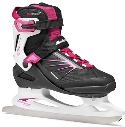 Bladerunner Igniter XT Ice W Allround-Schlittschuh für Freizeitläufer, Damen, Schwarz/Fuchsia