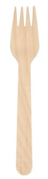 1000 Gabeln Holz 'pure' 16 cm