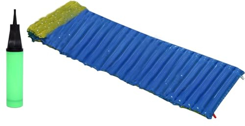 Generico ad aria da campeggio - materasso ad aria | Mappe per dormire portatile | Blow up pieghevole | Dormire il del campo gonfiabile | CAMP CAMP di inflazione rapida con pompa 'aria | Topper