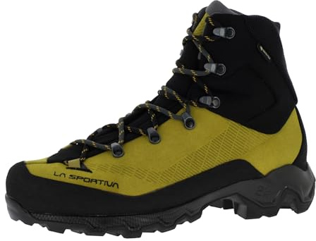LA SPORTIVA Scarpe da montagna Aequilibrium Trek GTX impermeabili e stabili con tomaia in pelle nabuk e suola antiscivolo | Stivali da montagna, Savana Carbon, 44 EU