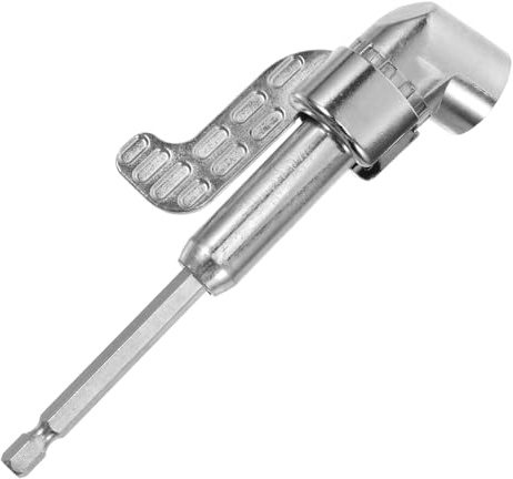 DECOMELODY Adaptador de Taladro Ángulo Recto con Mango de Conexión Rápida Herramienta Hexagonal Magnética para Destornillador Eléctrico Extensión para Difíciles