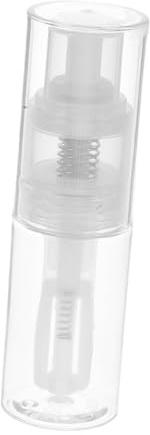 LIFKOME Talkumpulverflasche Puderdose aus Hochwertigem Material Transparente Designflasche mit Wasserdichtem Verschluss Tragbare Kleine Flasche für Reisen Geeignet für Make-up-puder