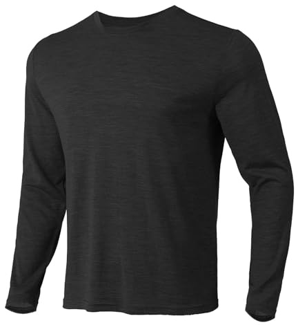 Merino Protect 100% Merinoull Undertröja Herr Mjuk Långärmad Skjorta Luktabsorberande Varmt Underställ Lämpligt För Jakt Och Vandring
