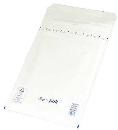 Selbstklebende Briefumschläge Mit Luftpolsterfolie OFFICE PRODUCTS HK C13 150x215mm/170x225mm 10 St Weiß / / Typ-Selbstklebende Luftpolsterfolie/Art-HK/Farbe-Weiß/Format-C13