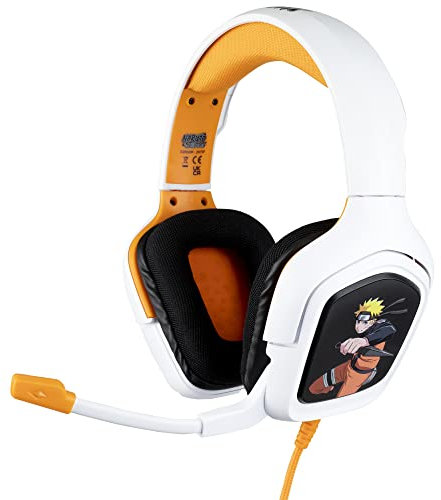 Konix Naruto Gaming Headset (White/Orange) /Headset