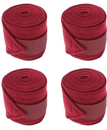 Qcwwy Pferdebeinbandagen, Pferdebeinbandagen, Pferdebeinbandagen, Reitbeinbandagen, Pferdebeinabdeckungen, Pferdebeinmanschetten, Pferdebeinbandagen für das Reittraining