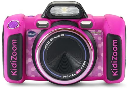 VTech KidiZoom Duo Camera FX Appareil Photo numérique Double pour Enfants, Rose