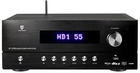 Tone Winner Sistema de Cine en Casa de 7 Canales Receptor Amplificador Dolby Atmos