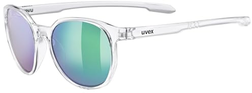 Uvex LGL 54 - Sonnenbrille für Damen und Herren - starker Schutz vor Sonnenstrahlung - 100% UVA-, B, C Schutz - clear - one size
