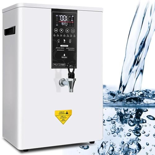 Distributore Di Acqua Calda a Parete, Distributore Di Acqua Calda Istantanea Con Filtro, Bollitore per Acqua Calda Potabile in Acciaio Inos 304, Per Ufficio, Mense Commerciali, Touch Screen,80L