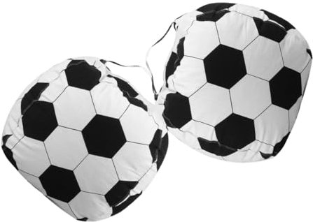 MUCKLILY 2 Stück Aufbewahrungstasche für Veranstalter Sitzsackhülle zum Organisieren -Organizer-Abdeckung geformt Jumbo Austausch des Sitzsackbezugs Fußball Segeltuch