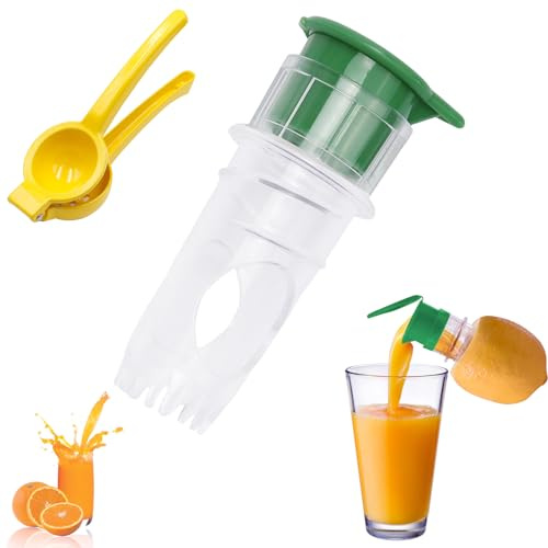 2 Pcs Lemon Squeezers, Lime Squeezer Heavy Duty, Lemon Juicer Hand Press, Lime Juicer for Cocktails for Fruits Citrus Ideal for Lemonade, Cocktails, Bars