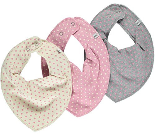 pippi Lätzchen Bandana Dreieckstuch Set 3 Stück (Pünktchen rosa)