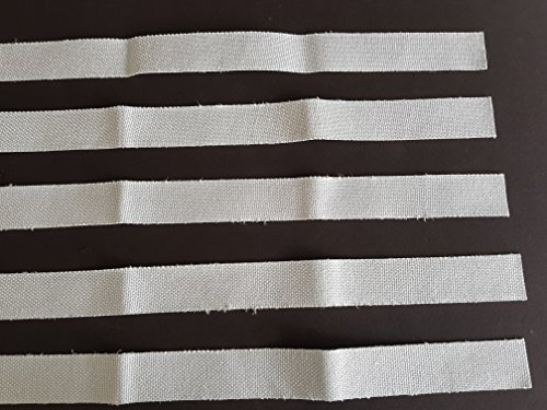 Hitzeschutz Band Silikat Gewebe bis 1000°C 5X 1,30m z.B. für Krümmer, heiße Rohre etc.