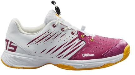 Wilson KAOS 2 tennisskor, Baton Rouge/Vit/Saffron, 39 EU