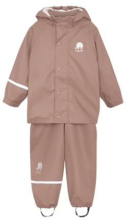 Celavi Unisex 2-delad regndräkt i många färger regnset, Burlwood, 120, Burlwood, 120