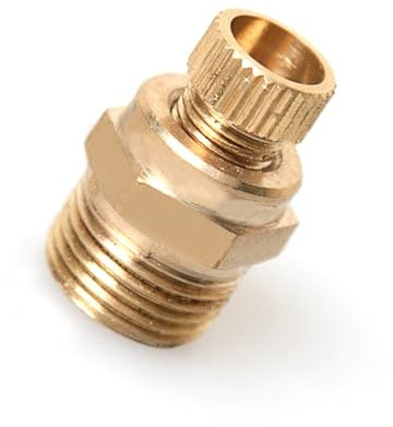 Brass Drain Valve, 1/2 Male Threaded Water Drain Valve Air Compressor Part