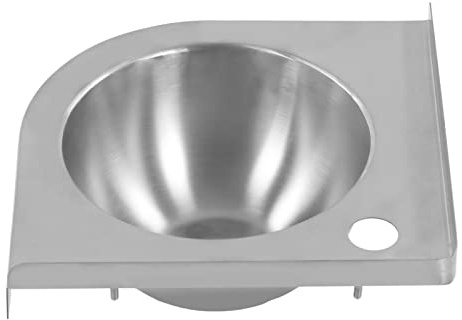 Eck-Wandwaschbecken, Eck-Dreieck-Waschbecken, Gebürstetes Finish, Küche, Badezimmer, Handwaschbecken, Waschbecken für Boot, Wohnwagen, Wohnmobil, Wohnmobil