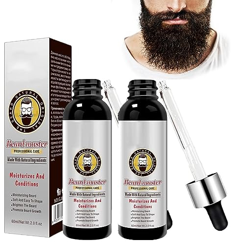 EXQST Beardmax Organic Oil Growers All Natural Beard Oil Bartöl Bartwachstumsserum Bartöl fördert das Haarwachstum im Gesicht von Männern