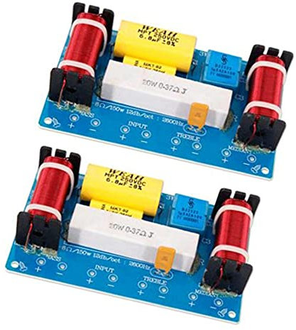 Bumdenuu -338 Lot de 2 filtres pour haut-parleur de fréquence audio 3 voies pour haut-parleurs 8