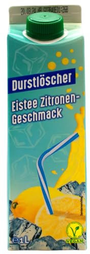 Durstlöscher Eistee Zitrone, 8er Pack (8 x 1 l)