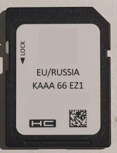 SD Karte GPS Navigation Europa Türkei Russland 2023 (KAAA66EZ1) - Kartendatenbank Q1.2021 - kompatibel mit Mazda Connect 2