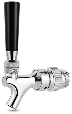 QIUYMGFG bierbrauset 1-1/8-8 Thread Flow Control Converter Faßbierhähne Home Brewing Keg Wasserhahn-Kit Heimbrausystem