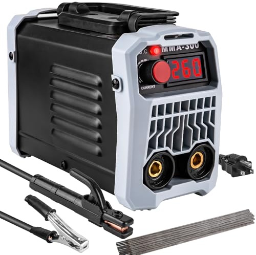 BetyBedy Mini Stick Welder, Portable Welding Machine, 110V MMA-300Amp Welder Machine with Hot Start, Arc Force, Anti-Stick, IGBT Inverter Electric Welding Machine for 1/16-1/8 Rod ARC Welder