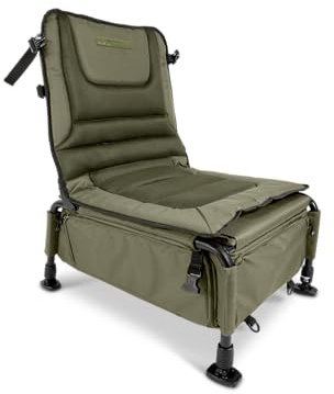 Korum Progress Ruckchair Standard, Comfortable, Lightweight, Fishing Chair Rucksack Combination, 100% Polyester, Aluminium Frame, Weight: 4.75kg, Code K0300050.