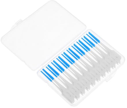 PRETYZOOM 40 Stück Silikon-interdentalbürsten Für Die Zahnreinigung, Zahnstocher, Kompakte Zahnreinigungswerkzeuge, Konische Haushaltszahnbürsten Für Die Mundpflege