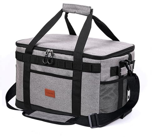 Kühlrucksack,Groß Isolierte Kühltasche,25L Wasserdichten Kühltasche Rucksack,Lunch Bag,Ultraleicht Rucksäcke,Picknicktasche,Thermotasche,Große Kapazität für Strand,Camping, BBQ (Grau)