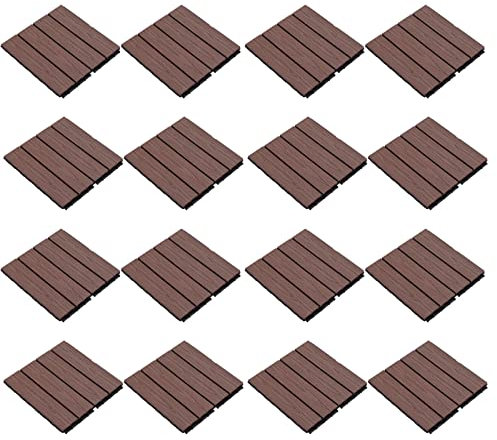 Ineinandergreifende Terrassendeckfliesen Holzlatten m Innen im Freien im Freien im Freien (-1011220247712)
