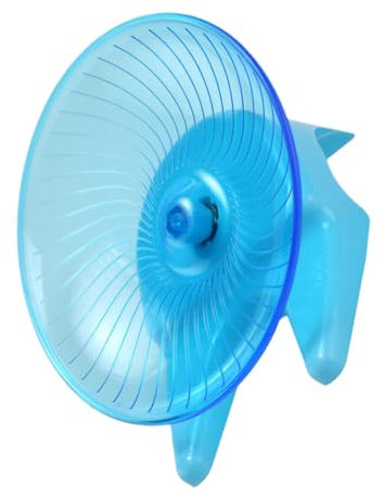 SUPVOX Rueda De Ejercicio Silenciosa para Hámsteres Rueda Giratoria Silenciosa con Base Tipo Platillo Volador para Pequeñas Mascotas como Jerbos y Ratones para Hámsteres y Erizos
