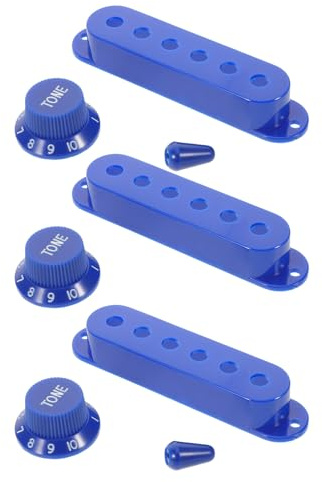 SUPVOX Accesorios Para Guitarra Eléctrica Perillas De Volumen y Tono Cubierta Protectora De Pastilla Partes Protección De Pastillas Para Instrumentos Musicales