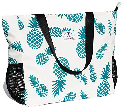 Große Strandtasche, wasserabweisend, leicht, 50,8 cm, für Damen, für Fitnessstudio, Strand, Reisen, Pool, Yoga, Krankenschwester