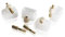 OEHLBACH Pure Lock - Tapones de plástico para bloqueo de conectores HDMI (para televisores, reproductores Blu-Ray, receptores AV, 4 unidades)