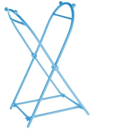 Support de sac poubelle pliable, support de sac poubelle portable, cadre en plastique, étagère multifonction pour sac poubelle à suspendre (A)