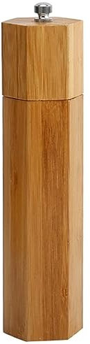 Salz und Pfeffermühle Einstellbare Manuelle Holz-Keramik-Werkzeuge, Manuelle Drehung, Pfefferstreuer, Mühle, Nachfüllbar Dressing Gewürzspender (Color : 2pcs, Size : 2.04 * 10.43inch)