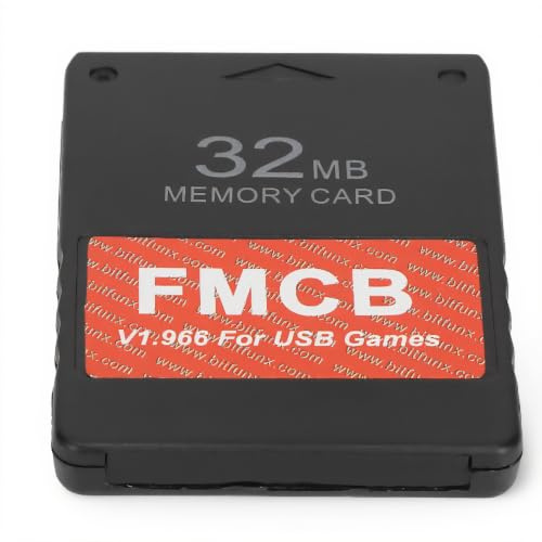 Tarjeta de Memoria para PS1, Tarjeta de Memoria Portátil Plug and Play, Tarjeta de Memoria Thick Machine V1.966, Tarjeta de Inicio de Juego USB (32MB)